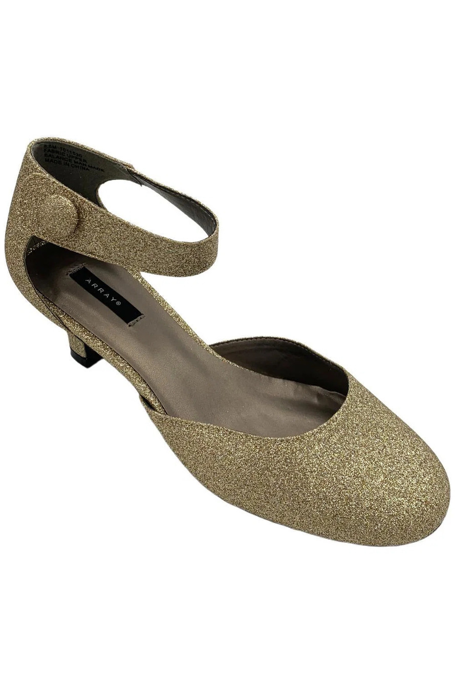 Array Women's Charlie Pump Gold Shimmer - Medium